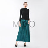 MDO Tall Lettuce Trim Maxi Flared Skirt one dozen（12piece）