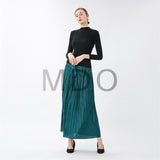 MDO Tall Lettuce Trim Maxi Flared Skirt one dozen（12piece）